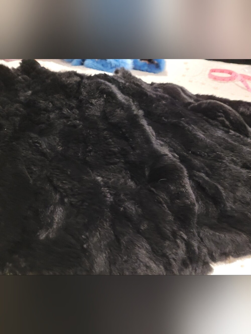 Real Rabbit Fur Short Cardigan - Picture 5 of 9
